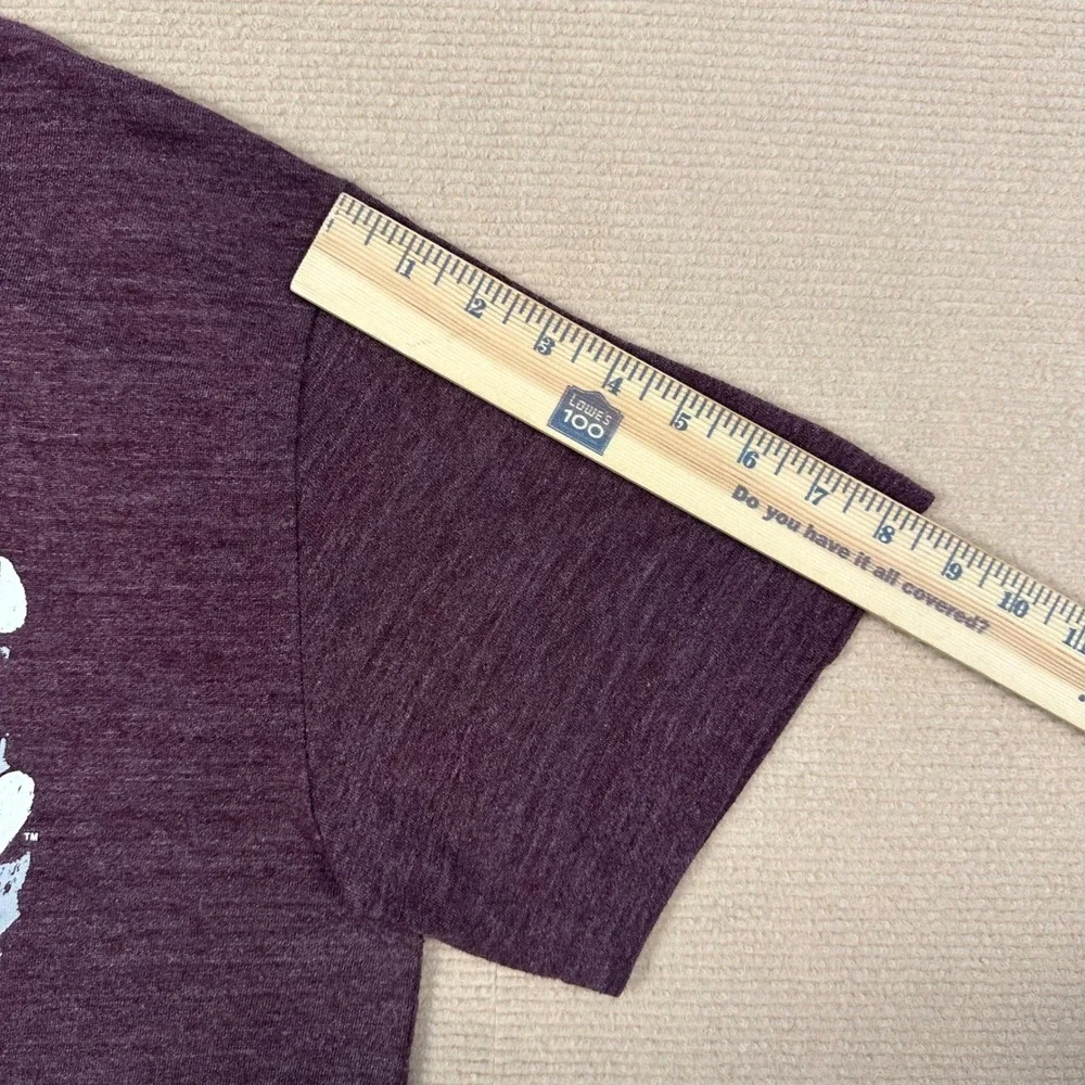 Adidas Texas A&M T-Shirt Mens XL Maroon Trefoil Aggies Graphic Tri-Blend Tee